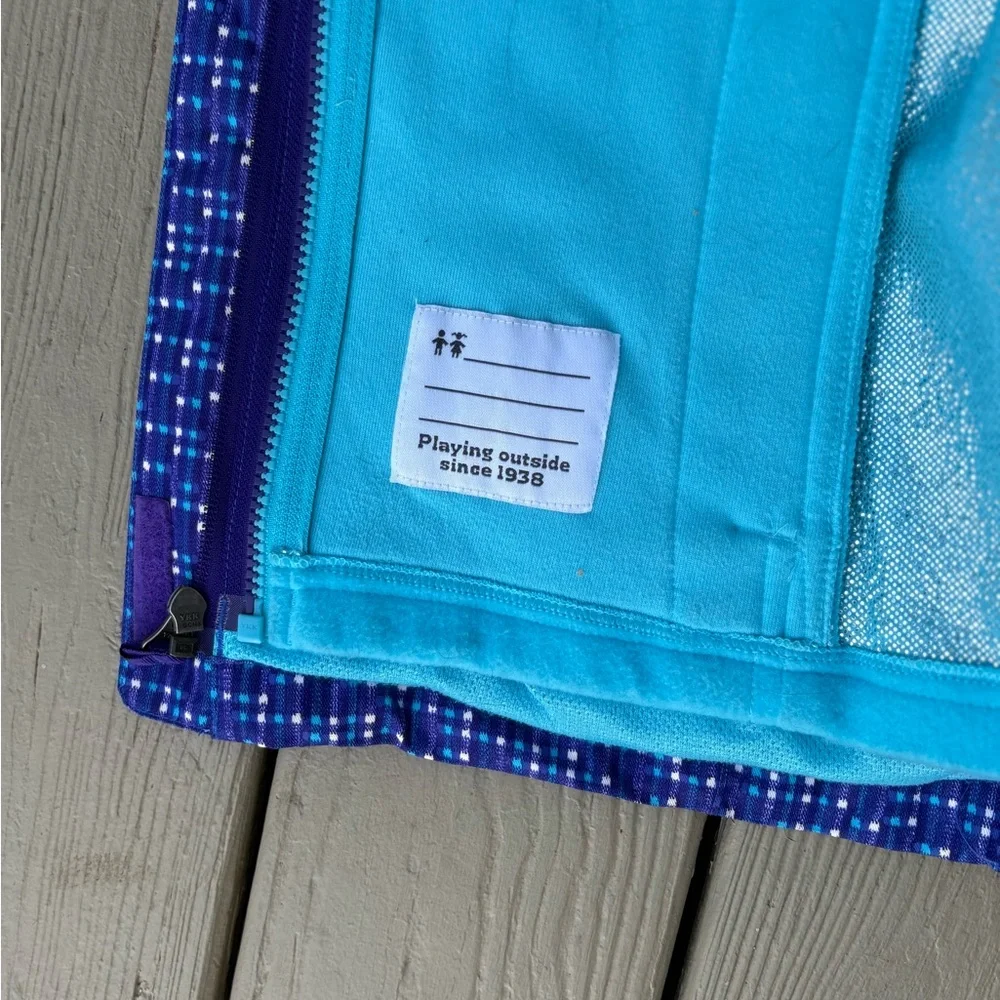 COLUMBIA GIRLS INTERCHANGE purple/white/blue Jacket, Size: L (14-16)